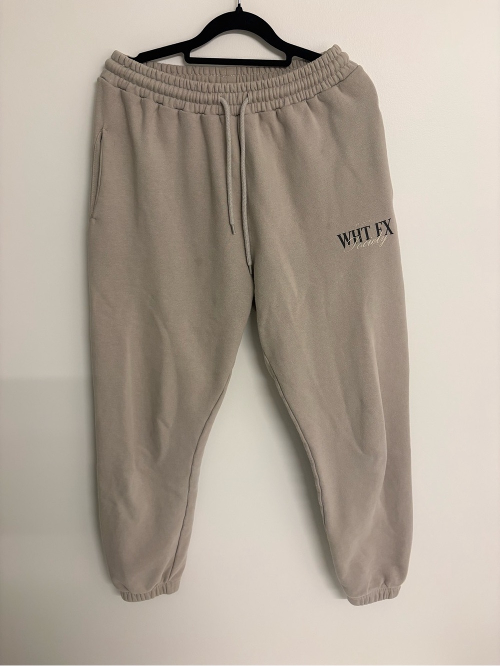 Women’s White Fox Taupe Jogger Sweatpants